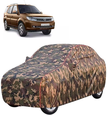 AutoRetail Car Cover For Tata Safari Storme (With Mirror Pockets)(Multicolor)