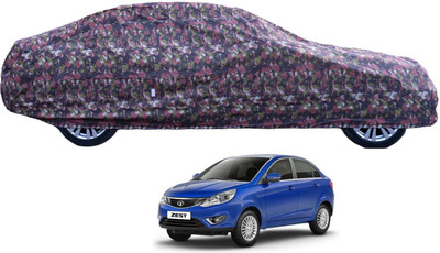 MOCKHE Car Cover For Tata Zest (With Mirror Pockets)(Green)