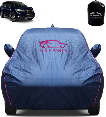 G G K RANTAL Car Cover For Mahindra XUV 700 (With Mirror Pockets)(Blue)