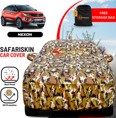 AUTOMOZEXO Car Cover For Tata Nexon (With Mirror Pockets)(Multicolor)