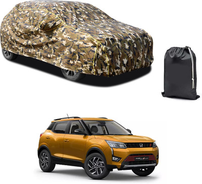PAGORA Car Cover For Mahindra XUV300 W4 Petrol (With Mirror Pockets)(Yellow, For 2019, 2020, 2021, 2022, 2023 Models)