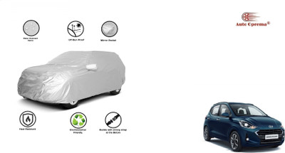 Auto Oprema Car Cover For Hyundai Grand i10 (With Mirror Pockets)(Silver, For 2016, 2017, 2018, 2019, 2020, 2021, 2022 Models)