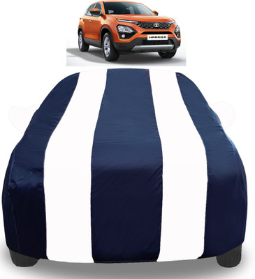 Auto Hub Car Cover For Tata Harrier (With Mirror Pockets)(White)