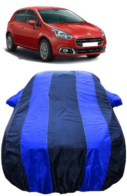 Wegather Car Cover For Fiat Abarth Punto EVO 1.3 Active (With Mirror Pockets)(Blue)