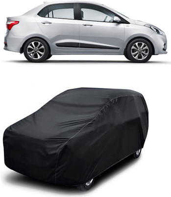 MoTRoX Car Cover For Hyundai Xcent (Without Mirror Pockets)(Black)