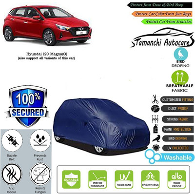 Tamanchi Autocare Car Cover For Hyundai i20 Magna(O)(Blue)