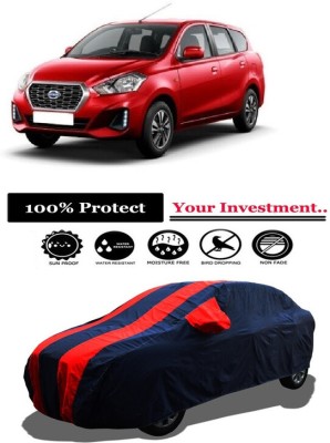 Amexride Car Cover For Datsun Go Plus T CVT Petrol (With Mirror Pockets)(Red)