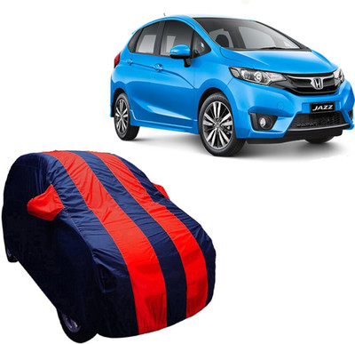 ABS AUTO TREND Car Cover For Honda Jazz (With Mirror Pockets)(Blue, Red, For 2015, 2016, 2017, 2018 Models)