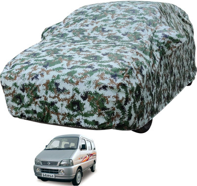 Auto Hub Car Cover For Maruti Versa (With Mirror Pockets)(Multicolor)