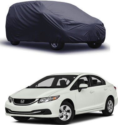 ROYAL AUTO MART Car Cover For Honda Civic (Without Mirror Pockets)(Grey)