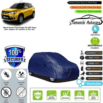 Tamanchi Autocare Car Cover For Maruti Suzuki Vitara Brezza VDi AMT Diesel(Blue)