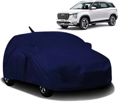 R Rayvin Star Car Cover For Tata Safari Dicor (With Mirror Pockets)(Multicolor)