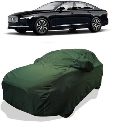 Coxtor Car Cover For Volvo S90 (With Mirror Pockets)(Green)
