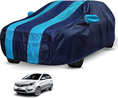 Auto Hub Car Cover For Tata Bolt (With Mirror Pockets)(Blue, Blue)