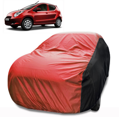 MoTRoX Car Cover For Maruti Suzuki A-Star (Without Mirror Pockets)(Red, Black)