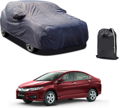 CODOKI Car Cover For Honda City i-Vtec (With Mirror Pockets)(Grey)