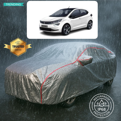 PAGORA Car Cover For Tata Altroz XT Diesel (With Mirror Pockets)(Silver)