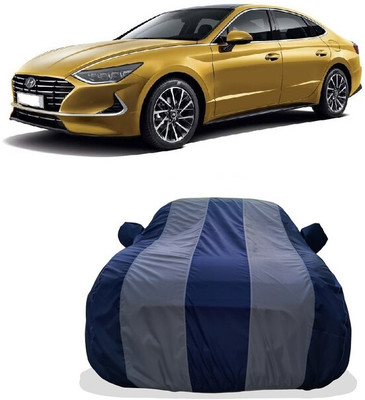 Tricway Car Cover For Hyundai Sonata Gold (With Mirror Pockets)(Multicolor)