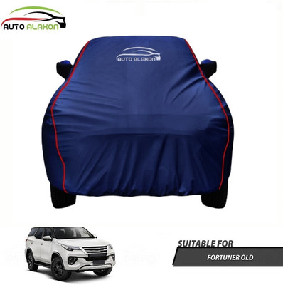 AUTO ALAXON Car Cover For Toyota Fortuner Old (With Mirror Pockets)(Blue)