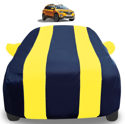 Auto Hub Car Cover For Renault Triber(Yellow, Blue)