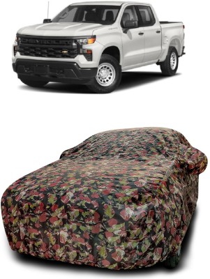 DIGGU Car Cover For Chevrolet Silverado 5.3L (With Mirror Pockets)(Multicolor)