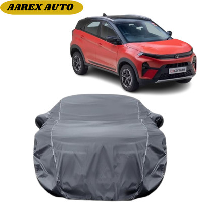 AAREX AUTO Car Cover For Tata Nexon (With Mirror Pockets)(Grey, For 2019, 2020, 2021, 2022, 2023, 2024 Models)