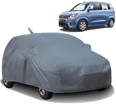 R Rayvin Star Car Cover For Maruti Suzuki WagonR (With Mirror Pockets)(Multicolor)