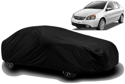 Swarish Car Cover For Tata Indigo eCS (With Mirror Pockets)(Black)