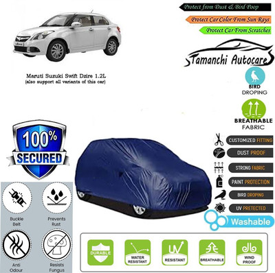Tamanchi Autocare Car Cover For Maruti Suzuki Swift Dzire 1.2L(Blue)