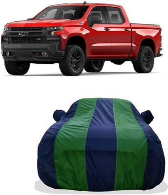 Tricway Car Cover For Chevrolet Silverado 4.3L (With Mirror Pockets)(Green)