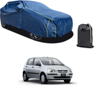 PAGORA Car Cover For Hyundai Getz (With Mirror Pockets)(Blue, For 2019, 2020, 2021, 2022, 2023 Models)