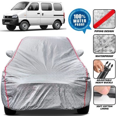 brandroofz Car Cover For Maruti Suzuki Eeco, Eeco 5 Seater AC, Eeco CNG HTR 5 STR (With Mirror Pockets)(Silver, Red, For 2009, 2010, 2011, 2012, 2013, 2014, 2015, 2016, 2017, 2018, 2019, 2020, 2021, 2022, 2023 Models)