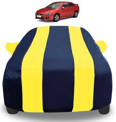 Amanzo Car Cover For Mitsubishi Lancer (With Mirror Pockets)(Yellow)
