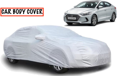 V VINTON Car Cover For Hyundai Elantra (With Mirror Pockets)(Silver)
