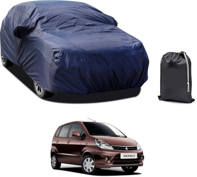CODOKI Car Cover For Maruti Suzuki Zen Estilo (With Mirror Pockets)(Blue)