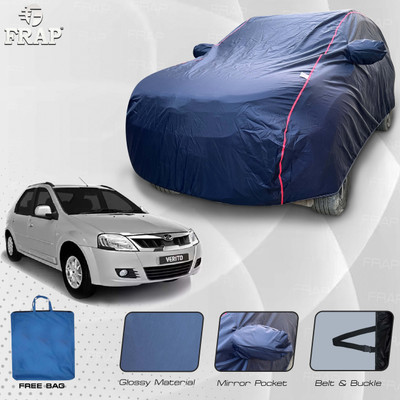 Frap Car Cover For Mahindra Verito, Verito Vibe, e-Verito, Verito 1.5 D2, Verito 1.5 Executive edition (With Mirror Pockets)(Blue, Red)