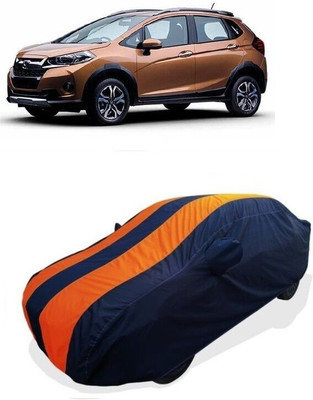 QLAX Car Cover For Maruti WRV i-DTEC S Diesel (With Mirror Pockets)(Orange)