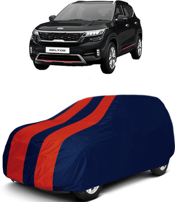 MoTRoX Car Cover For Kia SELTOS (Without Mirror Pockets)(Red, Blue)