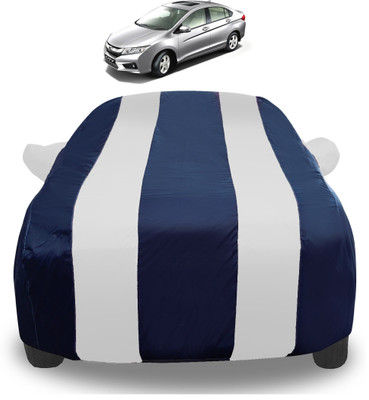 Auto Hub Car Cover For Honda City i-Dtec (With Mirror Pockets)(Silver)