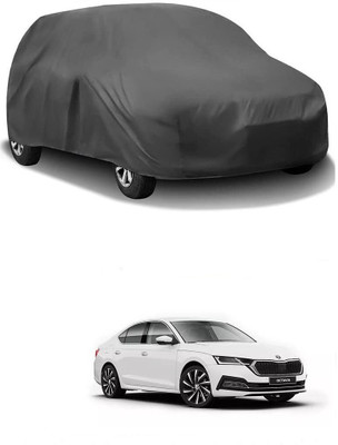 ARNEJA Car Cover For Skoda Octavia (Without Mirror Pockets)(Grey)