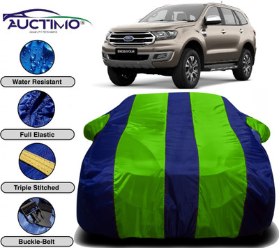 AUCTIMO Car Cover For Ford Endeavour (With Mirror Pockets)(Multicolor)