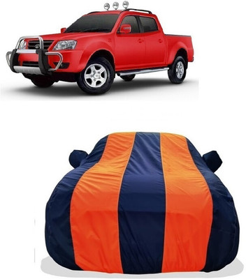 Tricway Car Cover For Tata Xenon XT EX 4X2 (With Mirror Pockets)(Orange)