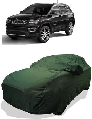 QLAX Car Cover For Hyundai Compass 2.0 Limited 4X4 Diesel (With Mirror Pockets)(Gold)