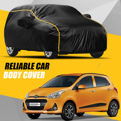 V VINTON Car Cover For Hyundai Grand i10 (With Mirror Pockets)(Multicolor)