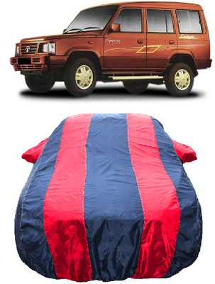 Wegather Car Cover For Tata Sumo Spacio (With Mirror Pockets)(Red)