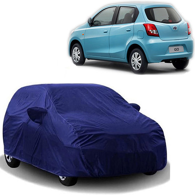 ABS AUTO TREND Car Cover For Datsun Go (With Mirror Pockets)(Blue, For 2014 Models)