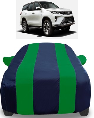 Auto Hub Car Cover For Toyota Universal For SUV (With Mirror Pockets)(Green)