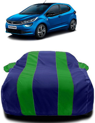 Autoprime Car Cover For Tata Altroz XM Diesel (With Mirror Pockets)(Green, Blue)