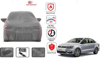 Auto Oprema Car Cover For Volkswagen Vento (With Mirror Pockets)(Grey)