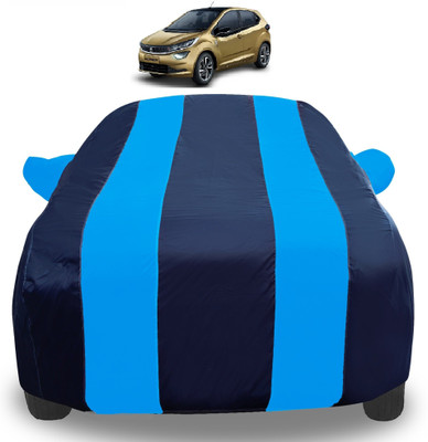 Auto Hub Car Cover For Tata Altroz (With Mirror Pockets)(Blue)